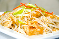 Stir Fried Tofu with Egg and Beansprouts